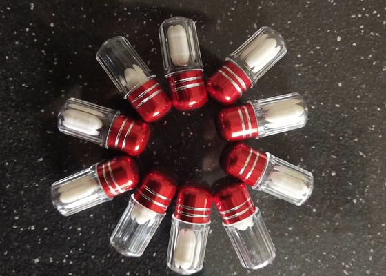 15mm 2g كبسولات التعبئة والتغليف زجاجات مثمنة الشكل PS البلاستيك