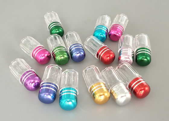 3g 13mm زجاجة بلاستيكية مع غطاء معدني واضح نفطة فارغة كبسولة شل