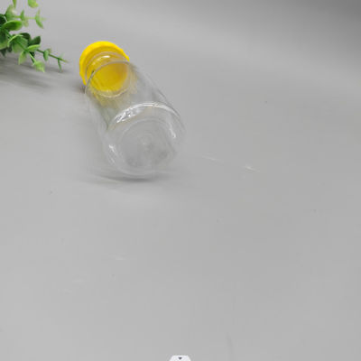 زجاجات بلاستيكية سعة 250 مل للحلوى ، مقاومة للمواد الكيميائية